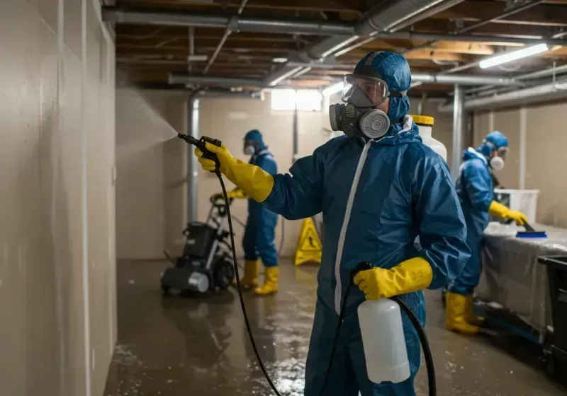 Basement Sanitization and Antimicrobial Treatment process in Norman County, MN